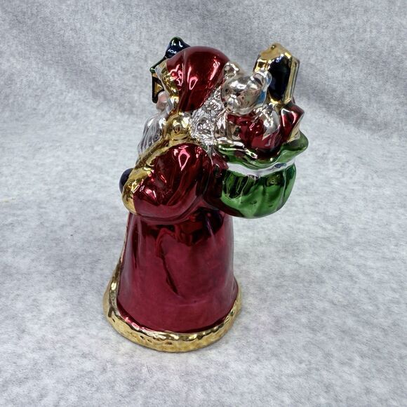 Christmas Fantasy Santa Collection Mercury Glass Santa Collectible Gift Figurine - Picture 4 of 8